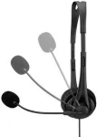 HP Stereo USB ausinės G2, Laidinės, Biuras / Skambučių centras, 90 g, Ausinės, Juodos