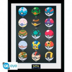 Plakatas Abysse POKEMON &ndash; įrėmintas spaudinys &bdquo;Pokeballs&ldquo; (30x40)