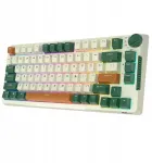 Royal Kludge RK H81 - US i&scaron;dėstymas - Hot-Swappable Brown Switches - Timing Machine (Žalia) Mechaninė Belaidė Žaidimų Klaviatūra