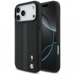 Dėklas BMW M Perskirtasated Stripe Logo MagSafe skirtas Apple iPhone 17 Pro Max mėlynos spalvos