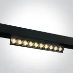 22W LED &scaron;viestuvas į magnetines sistemas MINI/MAXI/P&P, juodas, 3000/4000K, 48V, 38&deg;, DALI, 42106BL/B/V