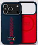Red Bull Raudona Bull Raudona Bull Silicone Powerbar MagSafe dėklas Apple iPhone 17 Pro Navy mėlynos spalvos
