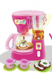 Happy People AN 75/20 žaislinis, rožinės spalvos kavos aparatas vaikams
