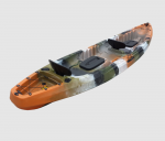 Dvivietė Sit-On-Top baidarė AMBER TWAIN, 370 x 89 x 43 cm, 30 kg, HDPE, Oranžinis Jungle Camo