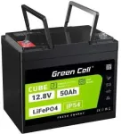 Green Cell Žalias CELL AKUMULIATORIUS LIFEPO4 CUBE 50AH 12V/12.8V 640WH LFPGC12V50AH