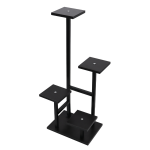 Besk Gėlių stovas, 4 vietų, 40x40x105 cm, juodas