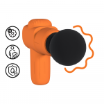 Loveline By Shots Oranžinis Mini Rechargable Microboost Massager - Oranžinis