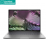 Ne&scaron;iojamas kompiuteris Hewlett Packard (HP) RENEW Sidabrinis HP ZBook X G1i Mobile Workstation 16 - Ultra 7-255H, 32GB, 1TB SSD, RTX PRO 1000 Blackwell 8GB, 16 WUXGA 400-nit AG, 5MP IR cam, WWAN-ready, FPR, US backlit klaviatūra, 83Wh, Win 11 Pro, 1  ...
