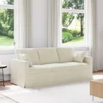 Sofa Kreminė 198 x 78 x 80 cm Aksomas