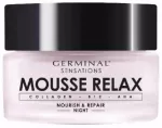 Germinal Sensations Mousse Relax Night naktinis veido kremas, 50 ml