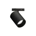 8W LED akcentinis &scaron;viestuvas į linijinės sistemos bėgelį DEVA, juodas, 4000K, reguliuojamas, 370149