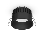 11W LED įleidžiamas &scaron;viestuvas TECH, juodas, 3000/4000K, dimeriuojamas, IP65, E3987070NDT