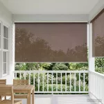 Lauko roletai 90% UV blokavimui Taupe 200 x 230 cm HDPE