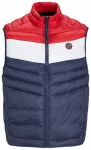 Jack&Jones Jjespring Kūno &scaron;ildytuvas Apykaklė Noos M 12258457NavyBlazerBALTA/TRUEREDBLOC