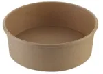 Salotų dubuo paprastas rudas 750 ml &Oslash;185x50 mm 26 oz 50 vnt./pak Rudas 1x1x1 mm (50 vnt.)