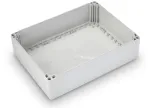ENSTO Kabelių dėžutė Cubo O ABS 300x400x100 mm pilka RAL7035 lygiais &scaron;onais