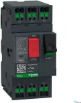 Schneider Variklio apsauginis jungiklis TeSys Deca 3P AC-3/AC-3e 0,25&ndash;0,4 A termomagnetinis snap-in gnybtai su mygtuku (GV2ME03A)