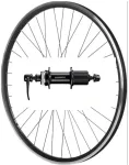 Dviračio galinis ratas 26" su Shimano stebule, juodas