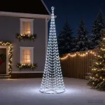 LED spiralinė Kalėdų eglutė su pagrindu EKENAS 500 cm 868 LED