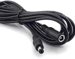 Imoumou 1 x 12 V ilgintuvas, ki&scaron;tukas 3 m 5.5 x 2.1 mm Dc maitinimo jungties lizdo adapterio kabelis 12 V kabelio Dc lizdo ki&scaron;tuko ilgintuvas, ki&scaron;tukas