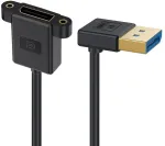 Displayport 1.4 8k 60hz 4k 144hz Kampinis prailginimo laidas 30cm