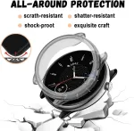 Apsauginis dėklas su ekrano apsauga Amazfit Gtr Mini - Juodas