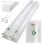 Berge Led panelinė lempa 60cm garažui, dirbtuvėms 18w rinkinys stipri led &scaron;viesa 4x