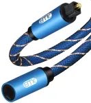 Emk Optinis Audio Kabelis 3m - Nailoninis, Spdif, Toslink
