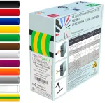 Marketconnect&reg; Termo susitraukiantis vamzdelis, skersmuo 16 mm, ilgis 3 m, geltonai žalias, mini dėžutė 2:1, mažas