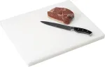 Kesper 30102 pjaustymo / serviravimo lenta 50x40x3 cm balta, tvirtas plastikas