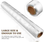 Celofano plėvelė su snaigėmis 3000x86 cm, 3 mil