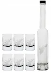 Rinkinys Platina + Spirit taurės Jeleń (1+6 vnt.)