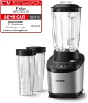 Philips 7000 Series didelio na&scaron;umo trintuvas - Problend Ultra technologija, 1500 W, 2 l stiklinis indas, greito pasirinkimo programos kokteiliams ir sriuboms, Homeid programėlė, indaplovėje plaunamos dalys (hr3760/10)