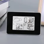 Haofy meteorologijos stotis, belaidė Lcd orų prognozės meteorologijos stotis skaitmeninis žadintuvas vidaus lauko termometras higrometras su Lcd ekranu su ap&scaron;vietimu ir i&scaron;oriniu jutikliu