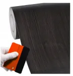 Lipni baldų plėvelė 60x200cm stalvir&scaron;iui durims, stambi medžio struktūra