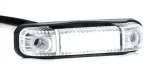 &Scaron;oninė gabaritinė lemputė Fristom Ft-13 Ft-013 B balta Led Bus Priekaba Tir Sunkvežimis