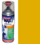 2k Akriliniai dažai + kietiklis ral 1032 geltonas pusiau blizgus pur&scaron;kiamas flakonas max 400 ml