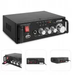 Muzikinis centras Skaitmeninis stiprintuvas karaoke bluetooth 2x 50w usb