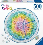 Ravensburger Dėlionė 17349 Circle of Colours Rainbow Cake 500 dalių apvali dėlionė suaugusiems ir vaikams nuo 12 metų
