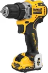 Dewalt Dcd701d2 12 V akumuliatorinis gręžtuvas (be&scaron;epetėlinis variklis, 15 sukimo momento lygių reguliavimas, 2 greičių pilnai metalinė pavarų dėžė, komplekte 2x 12v 2ah ličio jonų akumuliatoriai, įkroviklis, diržo spaustukas, T-stak dėžė)