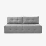 Mebel Elite I&scaron;skleidžiama sofa MORANA, pilka, &scaron;enilinė
