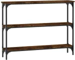 Konsolinis staliukas, dūminio ąžuolo, 100x22,5x75cm, mediena