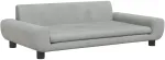 Fotelis Vaiki&scaron;ka sofa, &scaron;viesiai pilkos spalvos, 100x54x33cm, aksomas