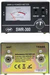 PNI S75 CB antena, 75 cm, su tvirtinimo varžtu, 4 m RG58 kabeliu ir PNI SWR-300 reflektometru SWR matavimui