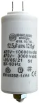 Variklio kondensatorius 12.5&micro;f, 24v Dc, polipropileno, stačiakampis