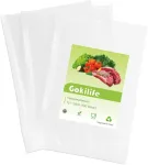Gokilife vakuuminiai mai&scaron;eliai &ndash; 100 mai&scaron;elių 15 x 25 cm, atsparūs ply&scaron;imui, apytiksliai 450 &micro;m, vakuuminė plėvelė visiems vakuuminiams aparatams ir maisto vakuuminiams aparatams, profesionalūs folijos mai&scaron;eliai be Bpa, atsparūs virimui ir sous vide