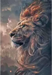 Dcidbei 5d deimantų tapyba liūtas 40 x 50 cm deimantų tapybos paveikslai zodiako ženklas liūtas deimantų tapyba pagal skaičius liūtas mozaikos lipnūs paveikslai suaugusiems gyvūnai liūto drąsa stiprybė didybė lipnus