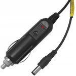 Liitokala 12v 2a automobilinis adapterio įkroviklis, ki&scaron;tukas 5,5 x 2,5 mm