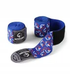 ProGame Ground Game Bokso Bintai Wrap'ai "logo" Mėlyni 4m