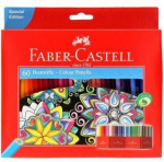 Spalvoti pie&scaron;tukai Faber-Castell Castle, 60 spalvų